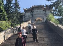 与部分村志主编五台山之行